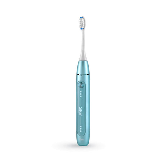 Sonic electric toothbrush with long battery life, Silkn SonicYou Light Blue SY1PE1LB001