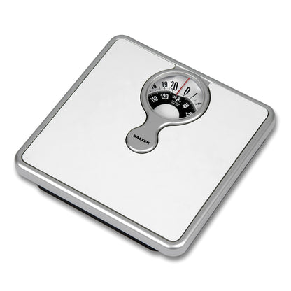 Mechanical bathroom scale with magnifying glass, Salter 484 WHDRFEU16