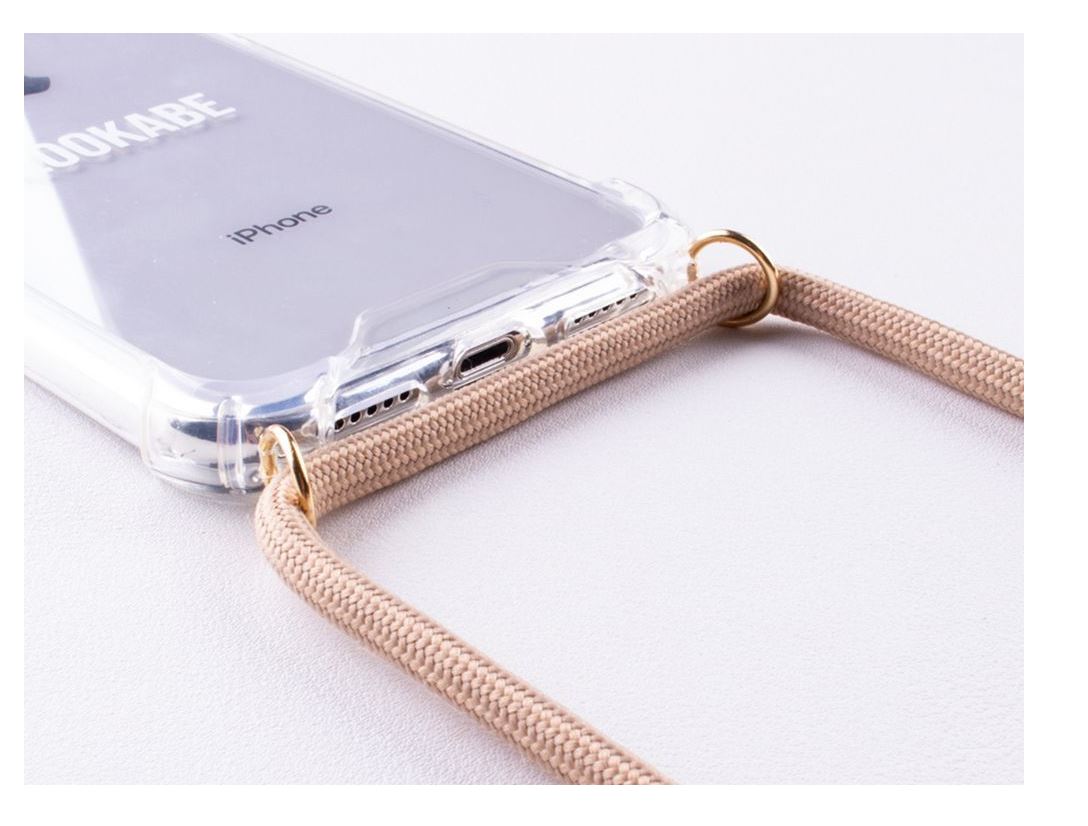 Lookabe Necklace iPhone Xs gold nude loo008