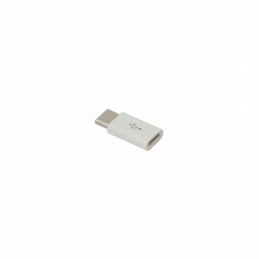 USB-C Adapteris ar Micro USB 2.0, Balts - Sbox AD
