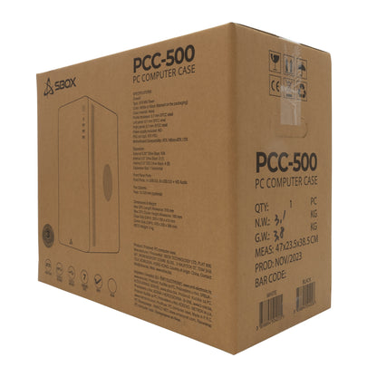 Sbox PCC-500 Белый ATX