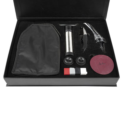 Wine Accessories Set with Vacuum Pump and Corkscrew Jata HVIN2323