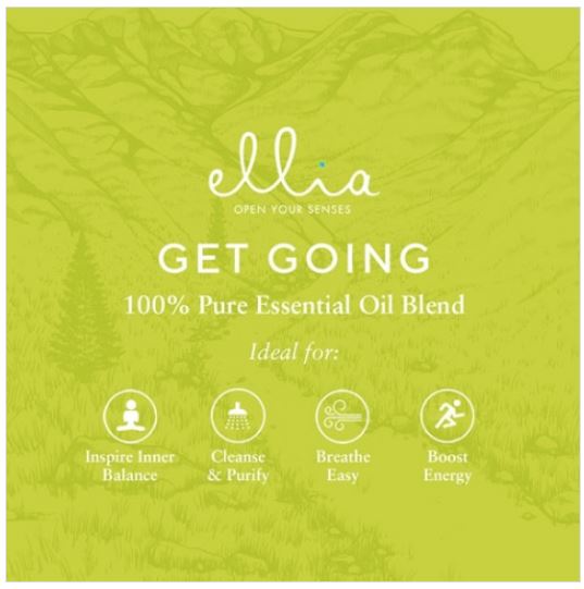 Ellia ARM-EO15GG-WW Get Going 100% Pure Essential Oil - 15ml