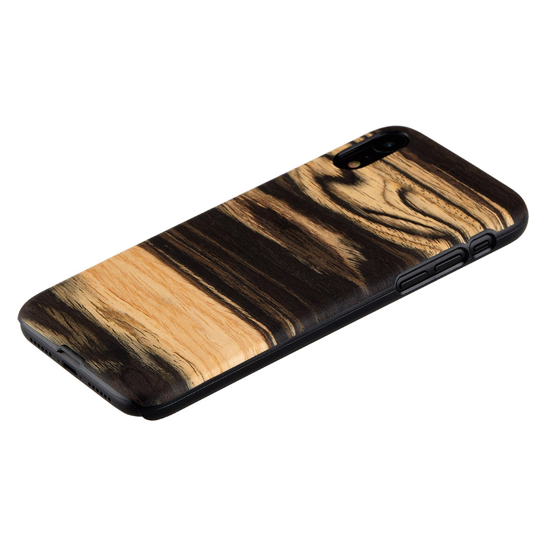 iPhone XR cover, natural wood, MAN&amp;WOOD