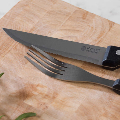 Russell Hobbs RH000432EU Steak knife and fork set 12pcs black