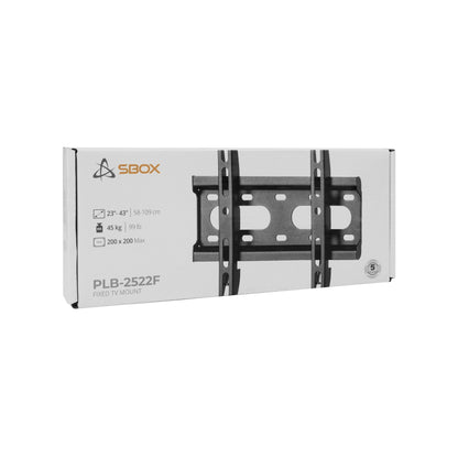 Fixed TV mount (23-43", 45kg) Sbox PLB-2522F-2