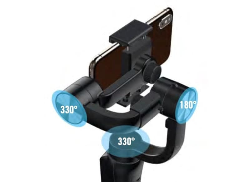 Gimbals ar 3 asu stabilizāciju GoXtreme GX3 55243