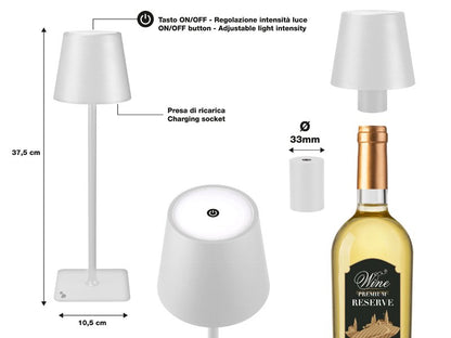 Rechargeable touch-controlled table lamp, Beper P201UTP112