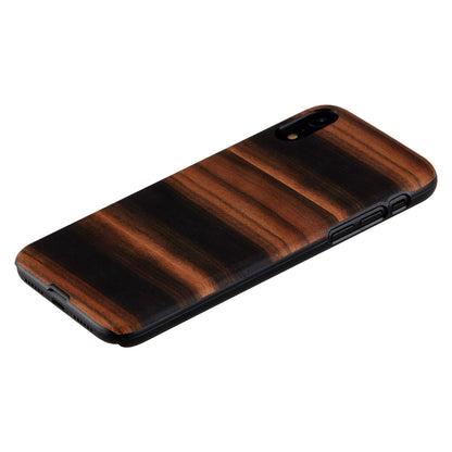 iPhone XR dabīgā koka vāciņš MAN&WOOD ebena melns