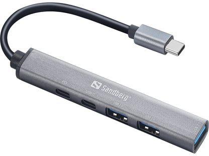 Sandberg 336-50 USB-C — 3xUSB-A+2xUSB-C Saver