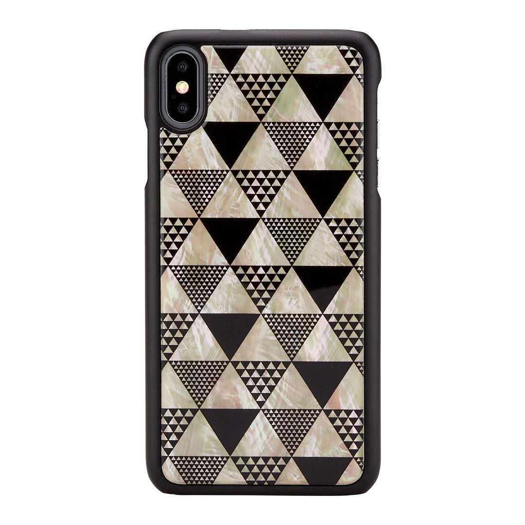 iPhone XS Max Smartphone Case, Black Pyramid Design, iKins