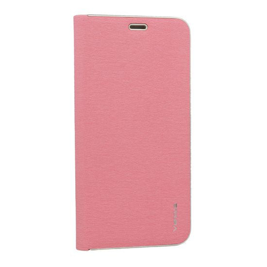 Book cover with frame for Samsung A7 2018, pink, Vennus