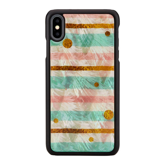 Viedtālruņa vāciņš iPhone XS Max, melns/mint, iKins