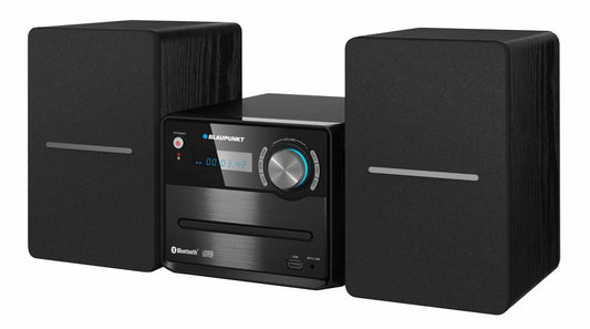 Аудиосистема Bluetooth Blaupunkt MS13BT — воспроизведение CD/MP3, FM-радио с 40 станциями, порт USB, выходная мощность 45 Вт