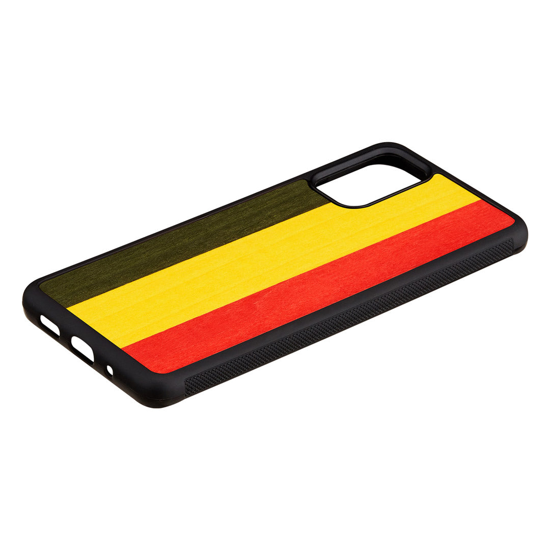 Wooden cover Galaxy S20+ reggae black, MAN&amp;WOOD