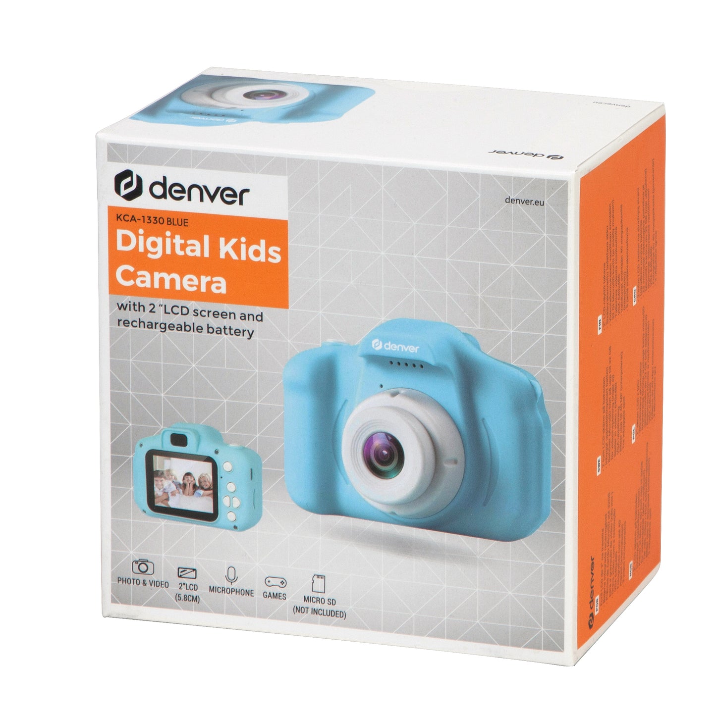 Digital camera with Full HD video and 8x zoom - DENVER KCA-1330