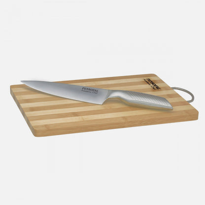 Bamboo cutting board with handle 33.5x24cm Pensofal Academy Chef