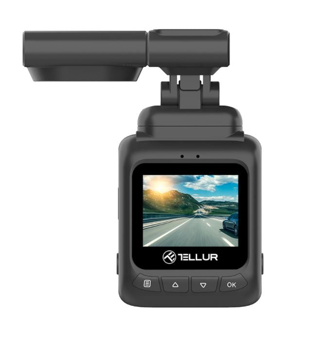 Automašīnas videoreģistrators ar FullHD 1080P un GPS Tellur Dash Patrol DC2