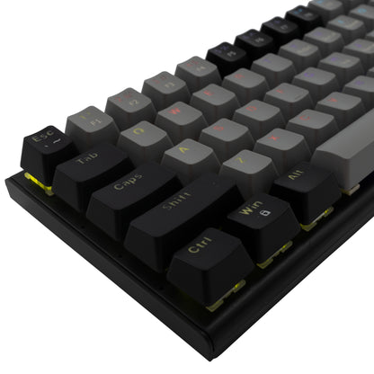 White Shark GK-002711 Wakizashi keyboard gray-black with Red Switches