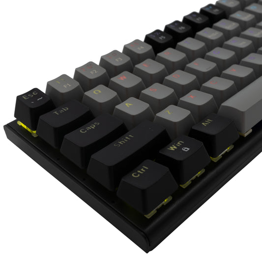 White Shark GK-002711 Клавиатура Wakizashi серо-черная с красными переключателями
