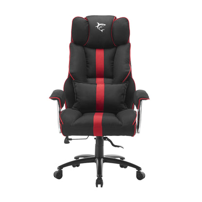 Gaming chair with fixed armrests White Shark LE MANS