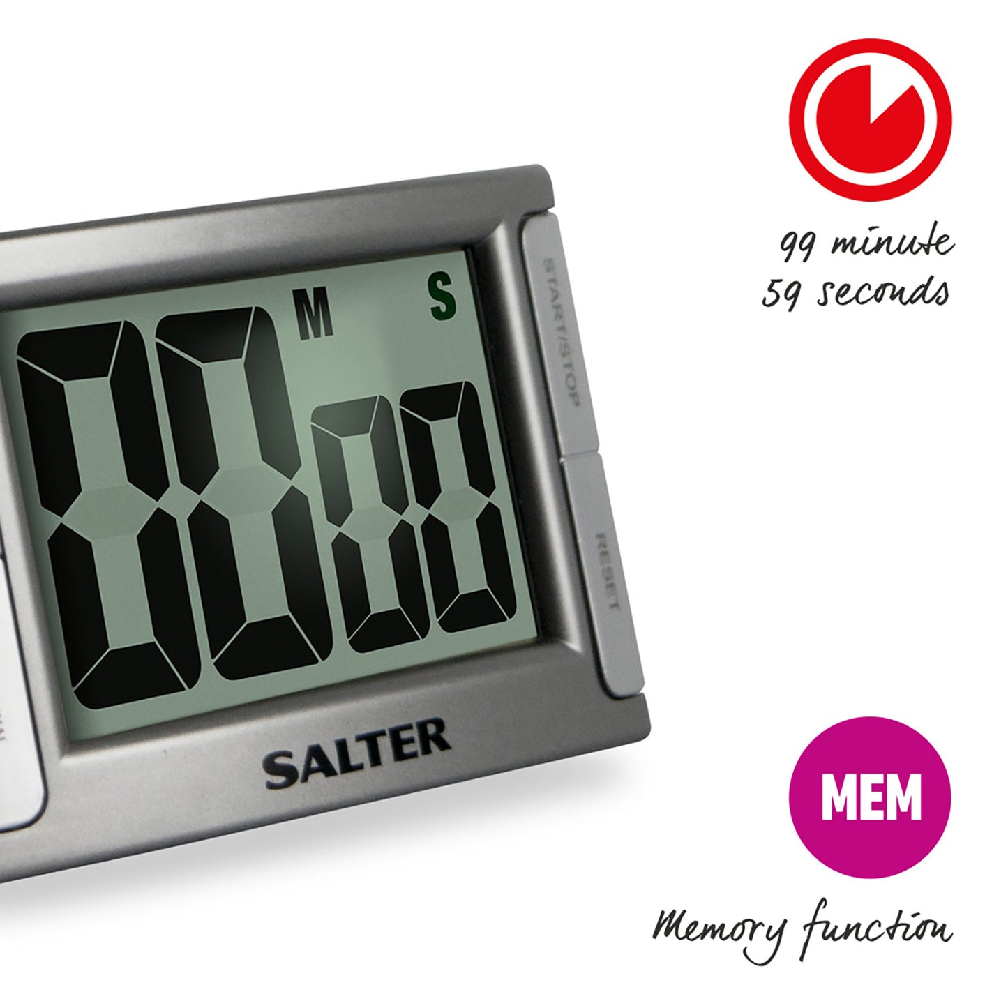 Electronic timer with loud signal, Salter 396 SVXRCEU16