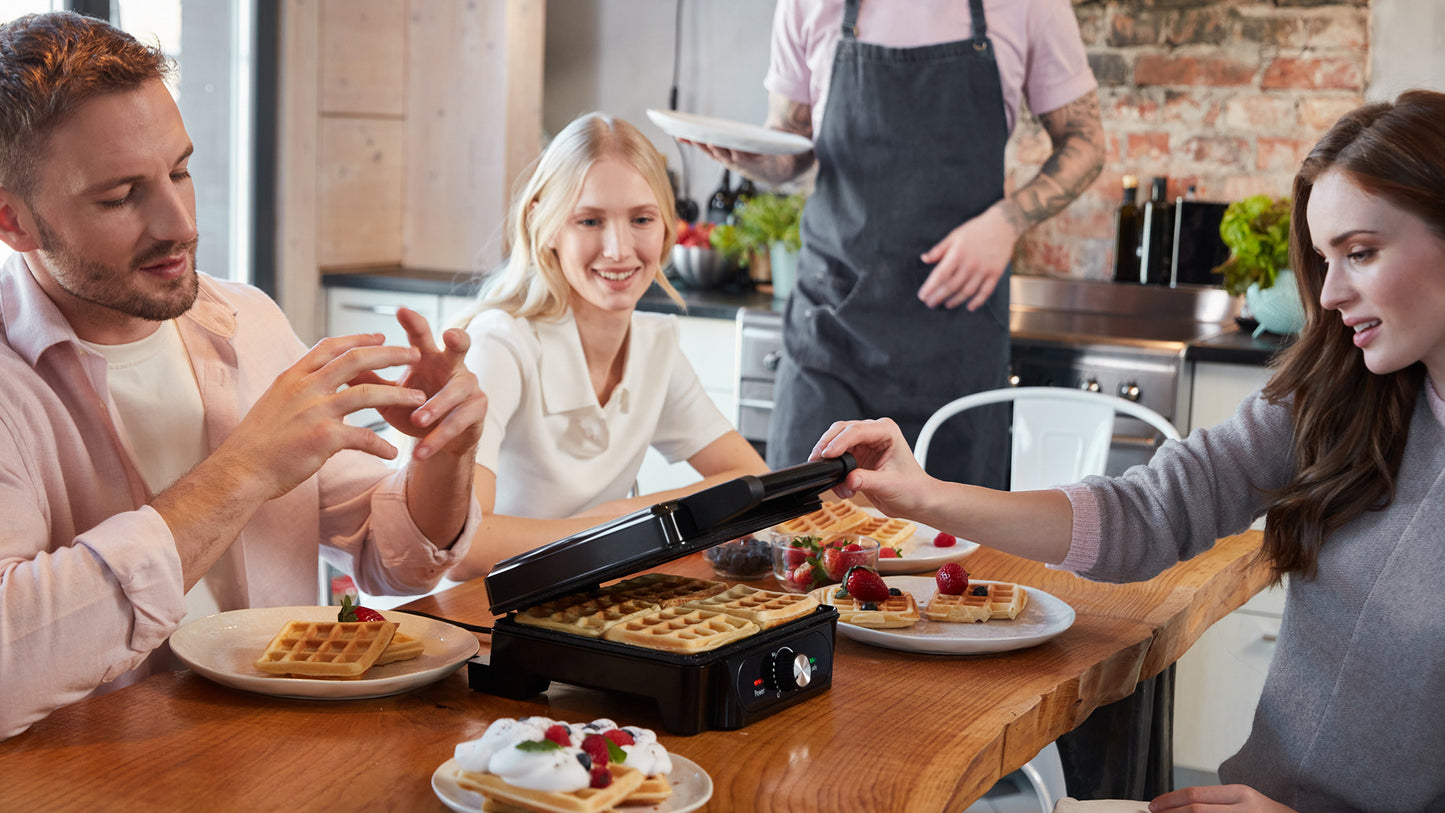 Lovio LVWF001BK Waffle Maker 1400W Black