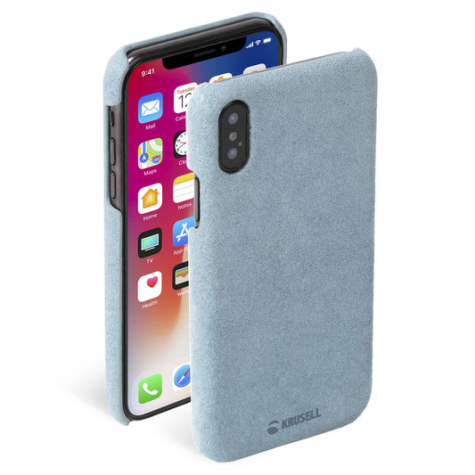 Envelope type case for Apple iPhone XS Max, blue, Krusell Broby