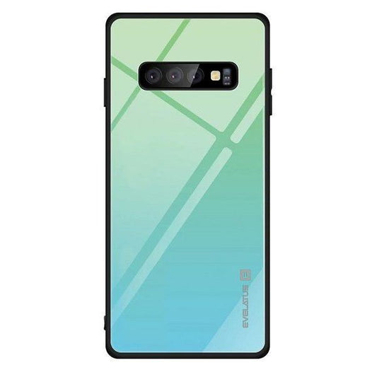 Samsung Galaxy A20 Blue Gradient Glass Cover - Evelatus