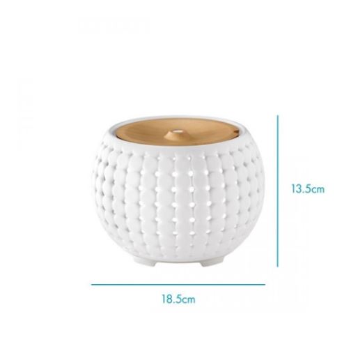 Ultrasonic aroma diffuser with natural materials Ellia ARM-910WT-WW