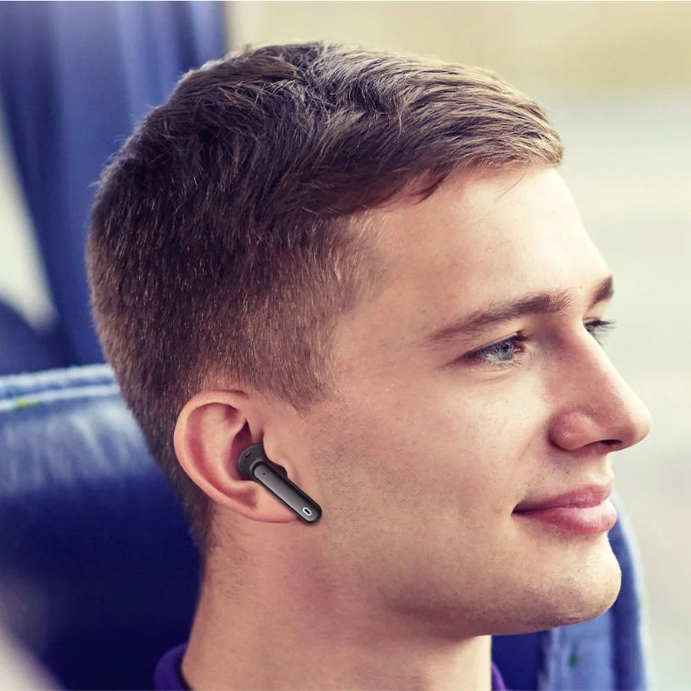 Wireless Bluetooth Headphones Black - Manta MTWS009B Rytmo Pro