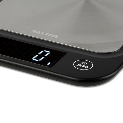 Digital Kitchen Scales with Stainless Steel Platform Salter 1068 BKEU16