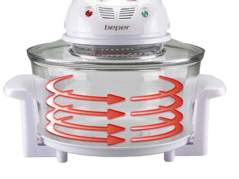 Multifunctional oven with glass container Beper BF.640