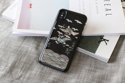 iPhone XS/S case, mother-of-pearl-polycarbonate, iKins