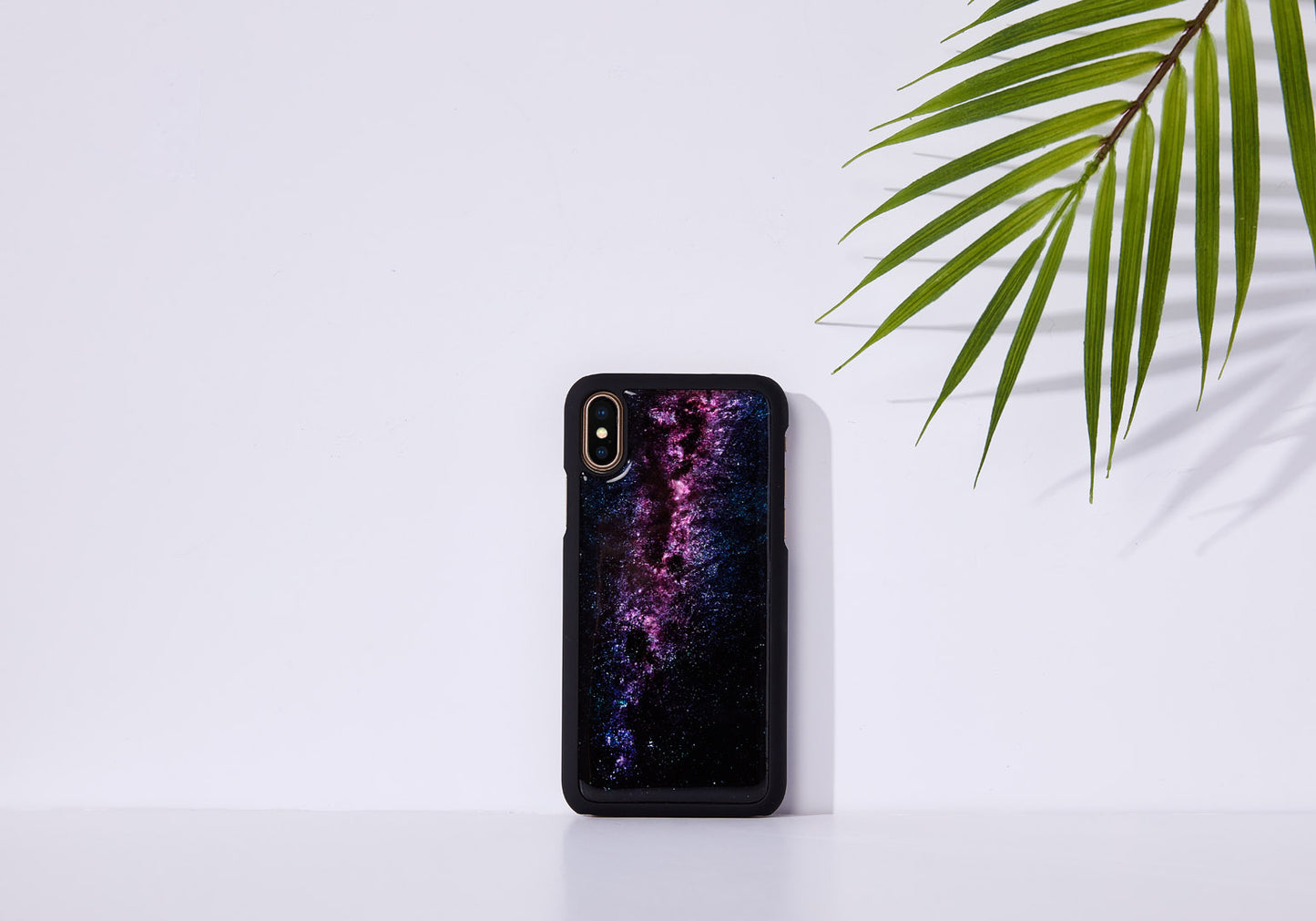 Viedtālruņa maciņš melns perlamutrs iPhone XS/S