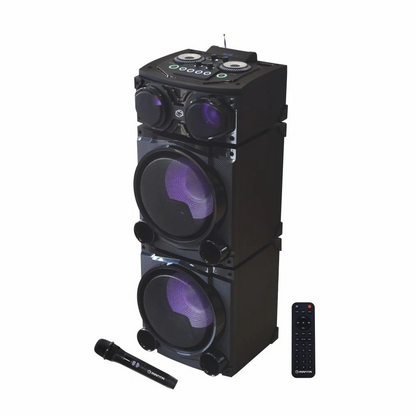 Bluetooth Skaļrunis ar Karaoke, 100W, Bluetooth 4.2, FM Radio, Manta SPK5520 Cube