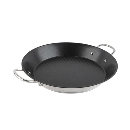 Stainless steel paella pan 32cm Jata HPAE2132