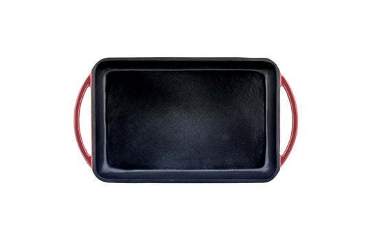 Enameled rectangular pan, Jata GR53, 33x21.5 cm