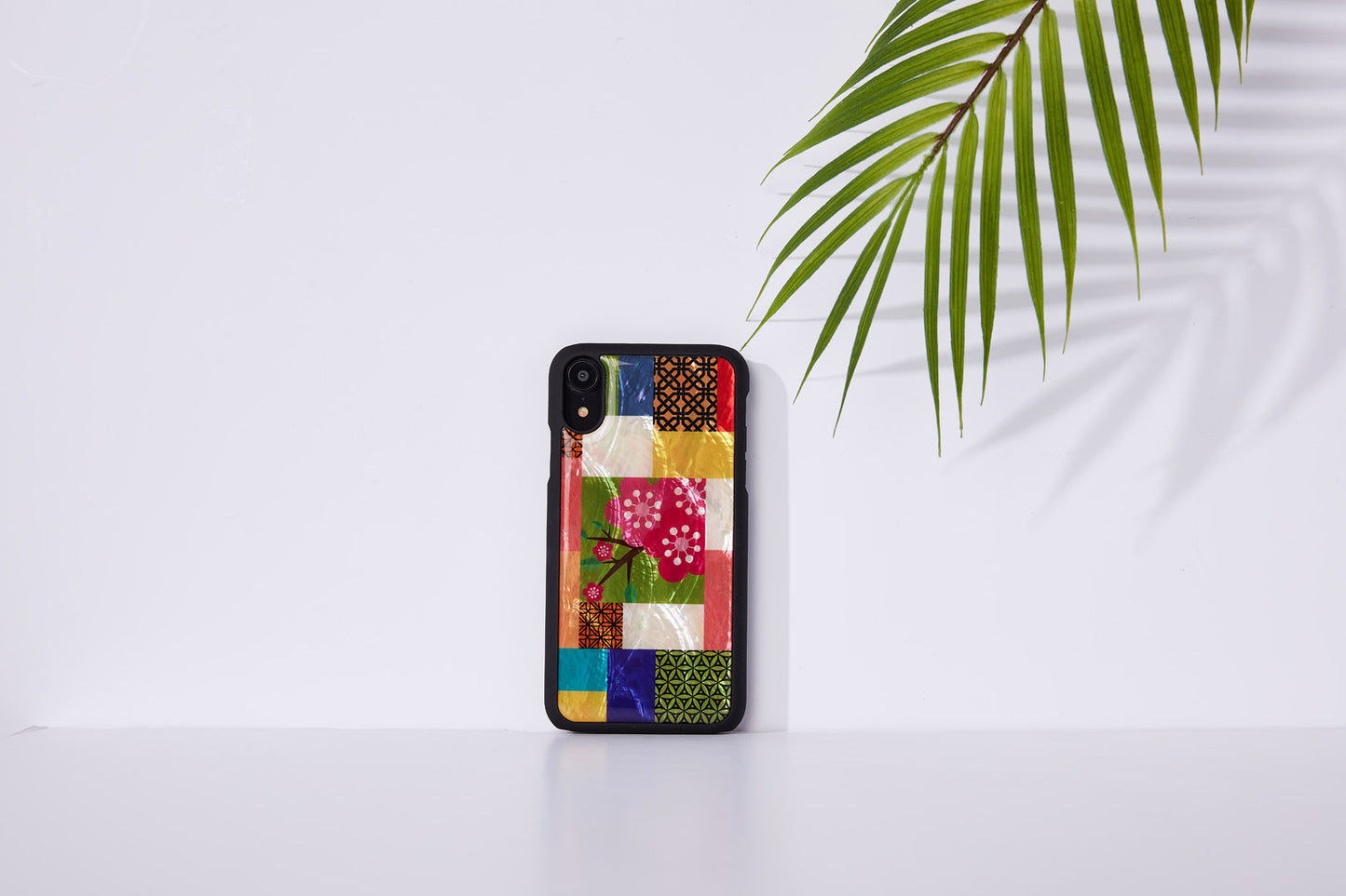 iPhone XR cover cherry blossom black, iKins