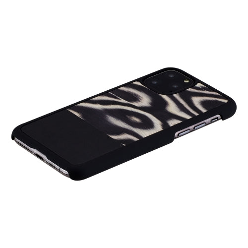 iPhone 11 Pro natural wood cover, MAN&amp;WOOD Leopard Black