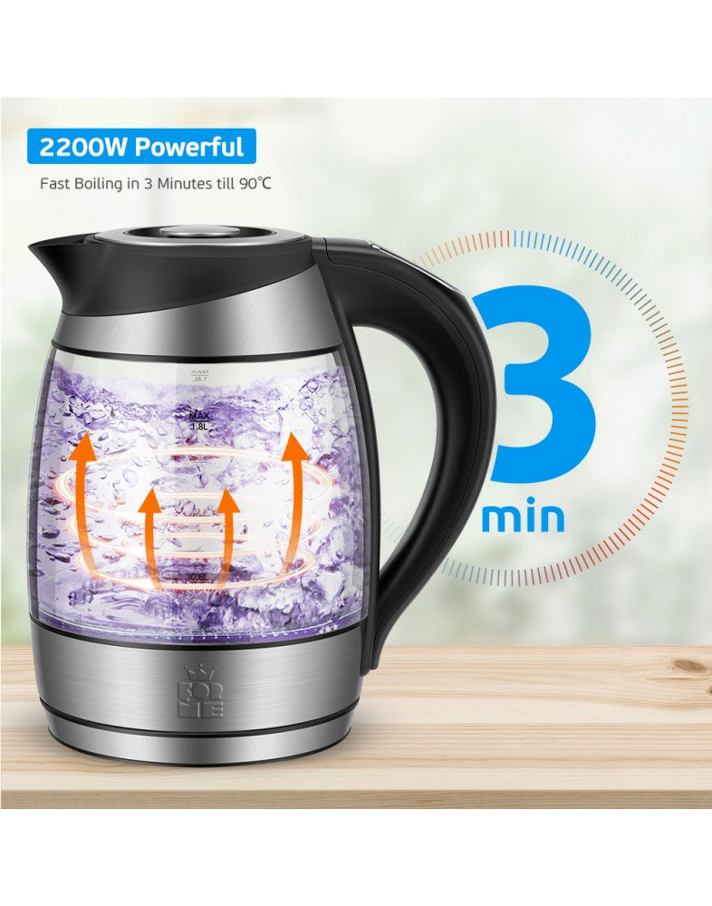 Digital kettle with LED display, ForMe FKG-438