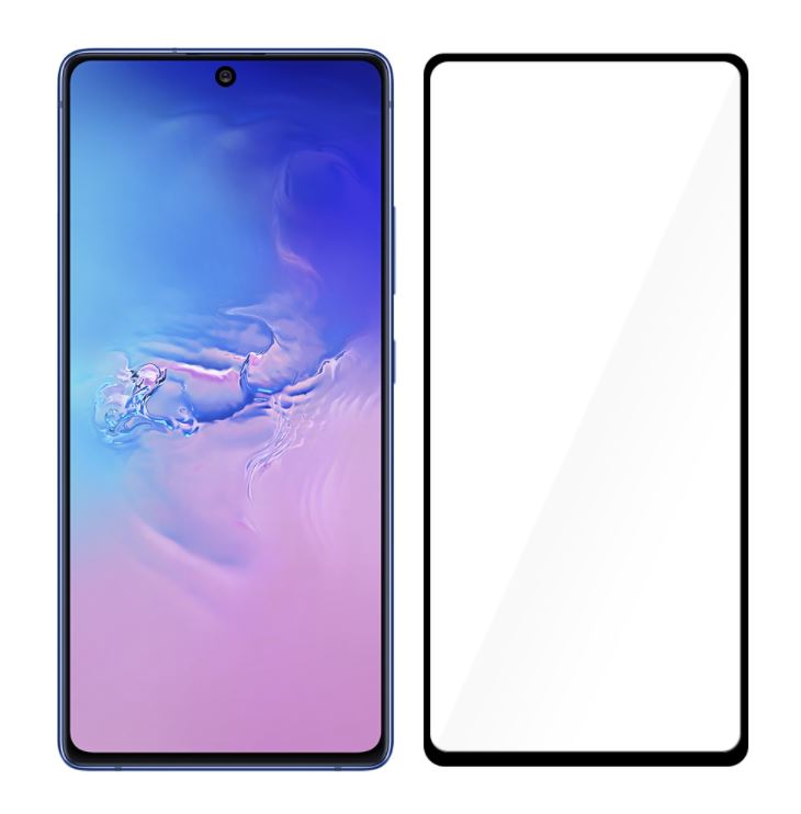 Rūdītais stikls 3D - skrāpējumiem izturīgs Samsung S10 Lite (Tellur)