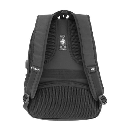 Laptop backpack Tellur Companion, USB 15.6" black