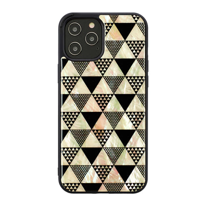 iPhone 12/12 Pro Protective Cover Pyramid Black iKins