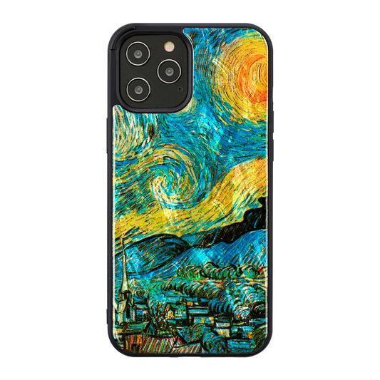 iPhone 12 Pro Max Black Starry Night iKins Cover