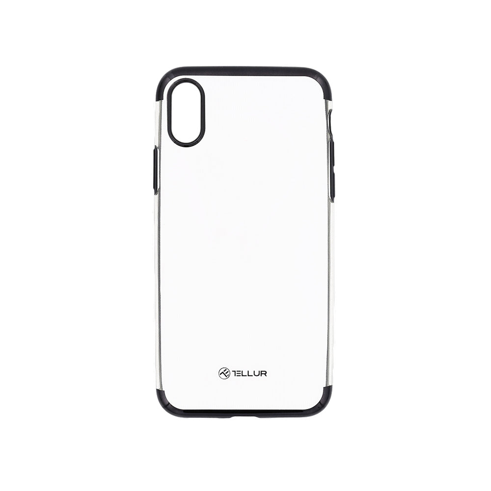 Silicone cover for iPhone X/XS, Black, Tellur 