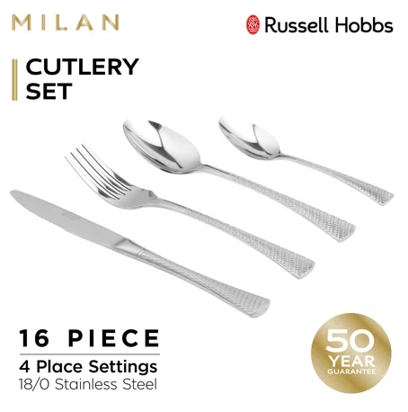 Russell Hobbs RH02229EU7 Milan cutlery set 16pcs