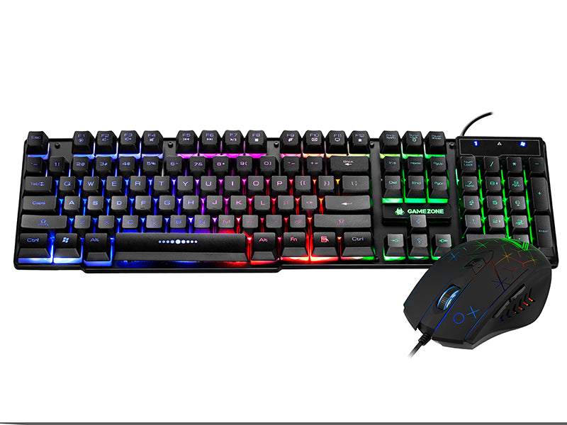 Spēļu tastatūra un pele ar fona apgaismojumu Tracer 47186 REV.2 USB