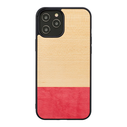 iPhone 12 Pro Max koka un polikarbonāta vāciņš MAN&WOOD