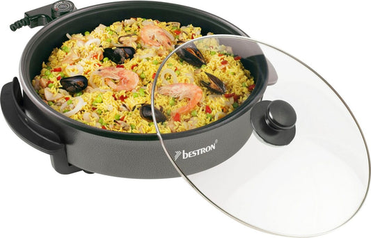 Bestron, Multifunctional party/snack pan Electric Party 1500W Non-stick surface. 
